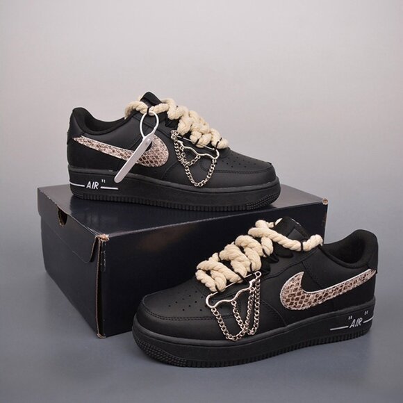 Nike Air Force 1 Low Deconstructed Rope Snakeskin - Picture 1 of 9